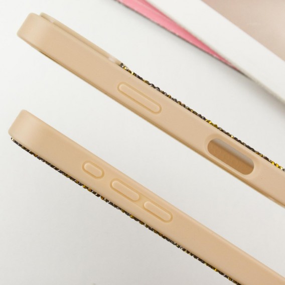 TPU чехол Bling World Rock Diamond для Apple iPhone 16 Pro (6.3"), Золотой