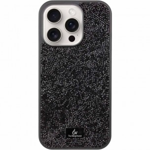 TPU чехол Bling World Rock Diamond для Apple iPhone 16 Pro (6.3"), Черный