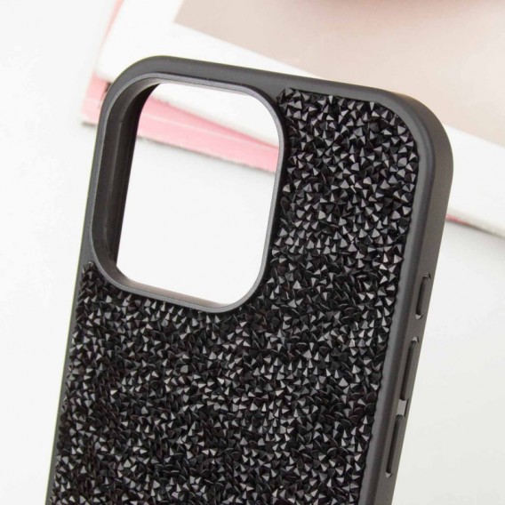 TPU чохол Bling World Rock Diamond для Apple iPhone 16 Pro (6.3"), Чорний