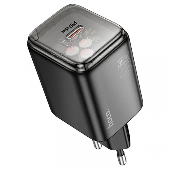 МЗП Hoco N54 Monsoon PD45W (1USB-C) Black
