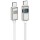 Дата кабель Hoco U137 Line with display Type-C to Type-C 60W (1.2m) White