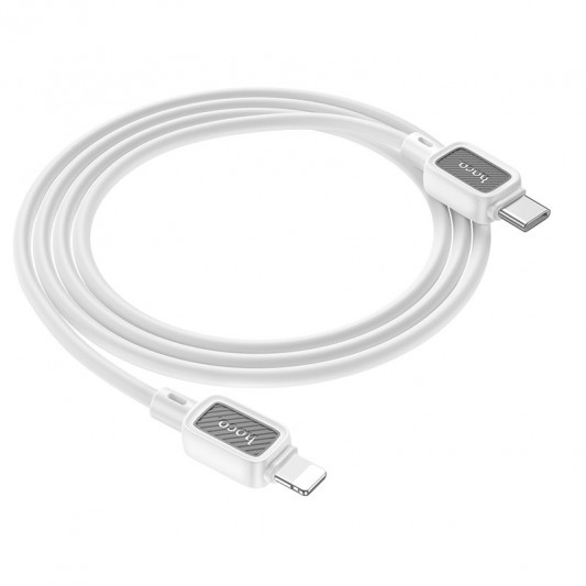 Дата кабель Hoco X108 Benefit 27W Type-C to Lightning (1m) White - изображение 1