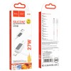 USB кабель Hoco X108 Benefit 27W Type-C to Lightning (1m), White