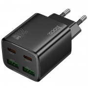 Зарядний пристрій Hoco N55 Fundador PD20W four-port (2USB-A/2C), Black