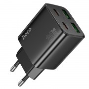 Зарядний пристрій Hoco N55 Fundador PD20W four-port (2USB-A/2C), Black