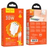 Зарядний пристрій Hoco N56 Fundador PD30W four-port (2C2A) + Type-C to Type-C, White
