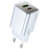 Зарядний пристрій Hoco N46 Glorious PD20W+QC3.0 (1USB-A/1C), Blue