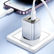 Зарядний пристрій Hoco N46 Glorious PD20W+QC3.0 (1USB-A/1C), Blue