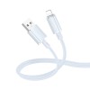 USB кабель Borofone BX112 Lemon USB to Lightning 2.4A (1m), Blue