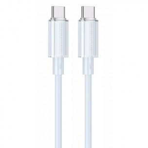Дата кабель Borofone BX112 Lemon Type-C to Type-C 60W (1m) Blue