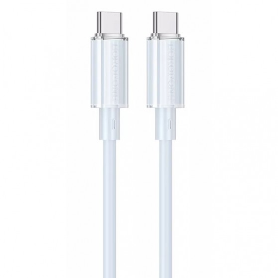 Дата кабель Borofone BX112 Lemon Type-C to Type-C 60W (1m) Blue