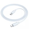 Кабель юсб Borofone BX112 Lemon Type-C to Type-C 60W (1m), Blue
