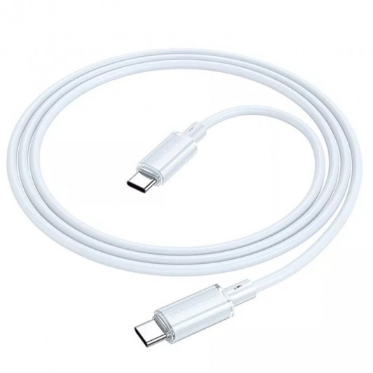 Дата кабель Borofone BX112 Lemon Type-C to Type-C 60W (1m) Blue - зображення 3 