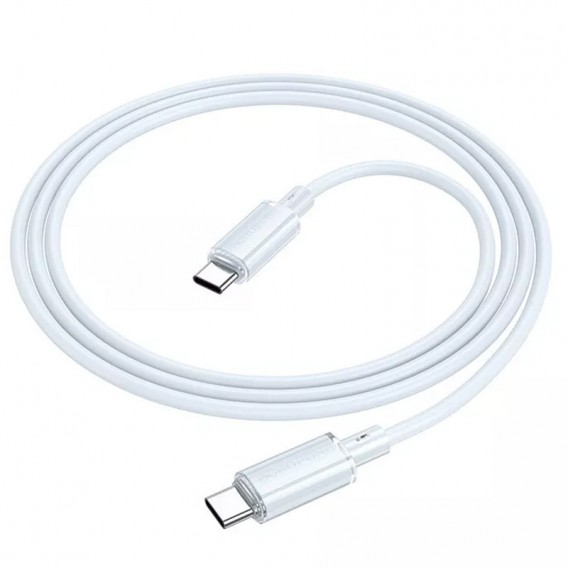 USB кабель Borofone BX112 Lemon Type-C to Type-C 60W (1m), Blue