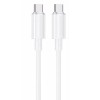 Кабель юсб Borofone BX112 Lemon Type-C to Type-C 60W (1m), White