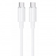 Дата кабель Borofone BX112 Lemon Type-C to Type-C 60W (1m) White