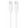 Дата кабель Borofone BX112 Lemon Type-C to Type-C 60W (1m) White