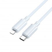 Кабель юсб Borofone BX112 Lemon Type-C to Lightning 27W (1m), Blue