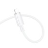 USB кабель Borofone BX112 Lemon Type-C to Lightning 27W (1m), White