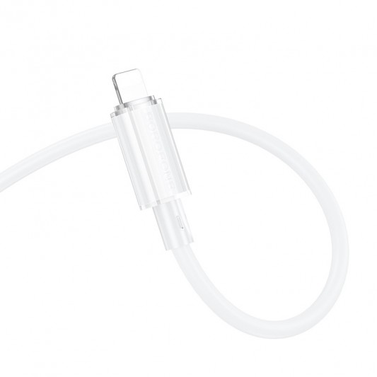 Дата кабель Borofone BX112 Lemon Type-C to Lightning 27W (1m) White - изображение 1
