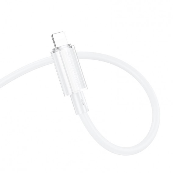 USB кабель Borofone BX112 Lemon Type-C to Lightning 27W (1m), White
