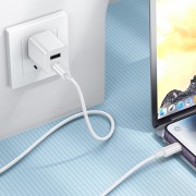 Кабель юсб Borofone BX112 Lemon Type-C to Lightning 27W (1m), White