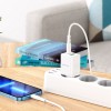 Зарядное устройство Borofone BN7 PD20W+QC3.0 (1USB-A/1C) + Type-C to Lightning, White