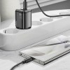 Зарядний пристрій Hoco N53 Monsoon PD30W+QC3.0 (1USB-A/1C) + Type-C to Type-C, Black