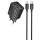 МЗП Hoco N55 Fundador PD20W four-port (2USB-A/2C) + кабель Type-C to Type-C Black