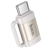 Переходник Hoco UA31E OTG Type-C male to Lightning female, Gray