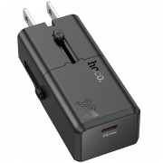 Зарядний пристрій Hoco AC25 Mini PD30W (1USB-C) Universal travel charger, Black