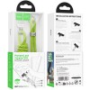 USB кабель-шнурок Hoco GH7 Elegant Type-C to Lightning (1.8m), Fluorescent Green