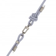 Кабель юсб-шнурок Hoco GH7 Elegant Type-C to Lightning (1.8m), Denim Blue