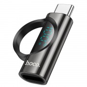 Перехідник Hoco UA32 Type-C male to Type-C female display adapter, Black