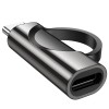 Переходник Hoco UA32 Type-C male to Type-C female display adapter, Black