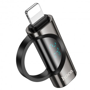 Перехідник Hoco UA32B Lightning male to Type-C female display adapter Black Перехідник Hoco UA32B Lightning male to Type-C female display adapter Black