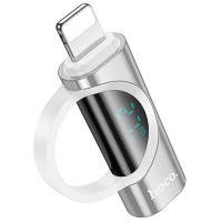 Переходник Hoco UA32B Lightning male to Type-C female display adapter Silver