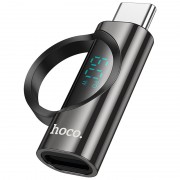 Перехідник Hoco UA32A Type-C male to Lightning female display adapter, Black