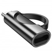 Перехідник Hoco UA32A Type-C male to Lightning female display adapter, Black
