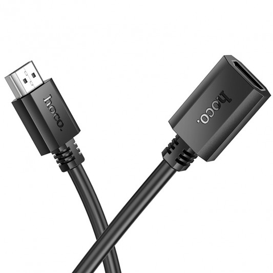 Дата кабель Hoco US13 HDTV male to HDTV female HD extension (1m) Black - изображение 1