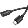 USB кабель Hoco US13 HDTV male to HDTV female HD extension (1m), Black