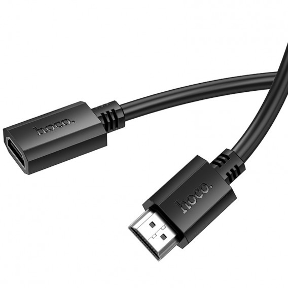 Кабель юсб Hoco US13 HDTV male to HDTV female HD extension (1m), Black