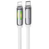 Дата кабель Hoco U136 Prize Type-C to Lightning 27W (1.2m) White Дата кабель Hoco U136 Prize Type-C to Lightning 27W (1.2m) White