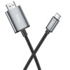 Перехідник Hoco UA27 Type-C HDTV (2m), Metal gray