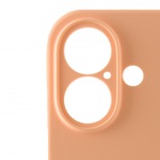 Чохол Silicone Case Full Camera Protective (AA) Apple iPhone 16 (6.1"), Помаранчевий / Cantaloupe