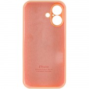 Чохол Silicone Case Full Camera Protective (AA) Apple iPhone 16 (6.1"), Помаранчевий / Cantaloupe