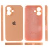 Чохол Silicone Case Full Camera Protective (AA) для Apple iPhone 16 Plus (6.7"), Помаранчевий / Cantaloupe