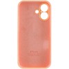 Чохол Silicone Case Full Camera Protective (AA) для Apple iPhone 16 Plus (6.7"), Помаранчевий / Cantaloupe
