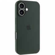 Чохол Silicone Case Full Camera Protective (AA) для Apple iPhone 16 Plus (6.7"), Зелений / Cyprus Green