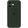 Чехол для iPhone 16 Plus Silicone Case Full Protective (Cyprus Green)